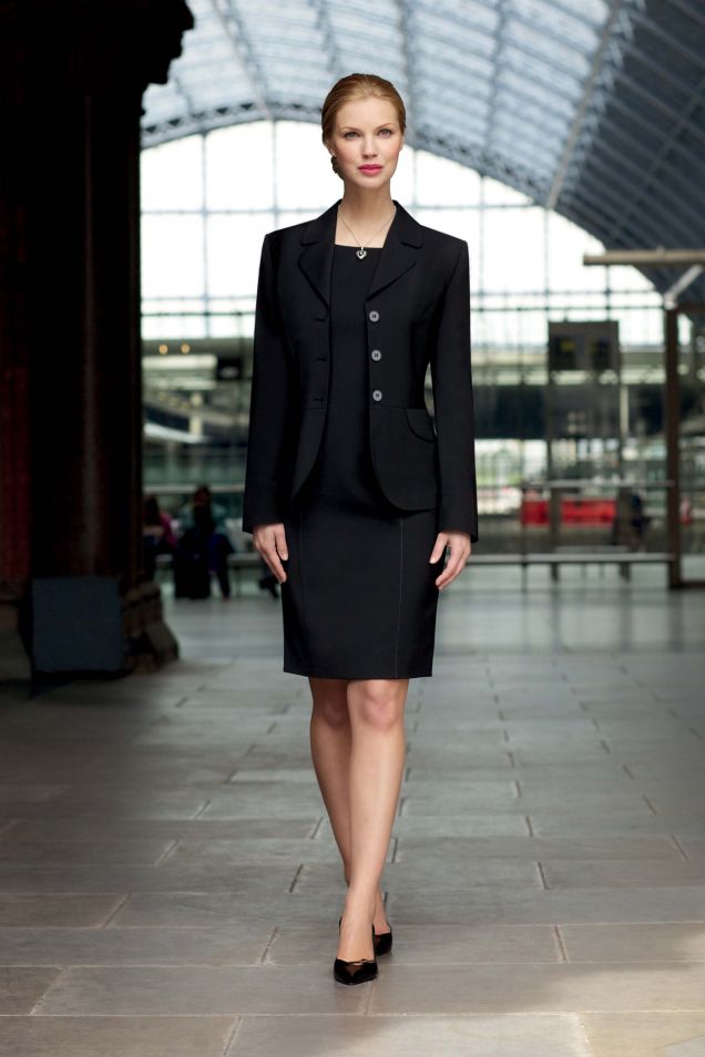 Ladies Jackets | Womens Suit Jacket - Susa Tailored fit Short 3 Button ...