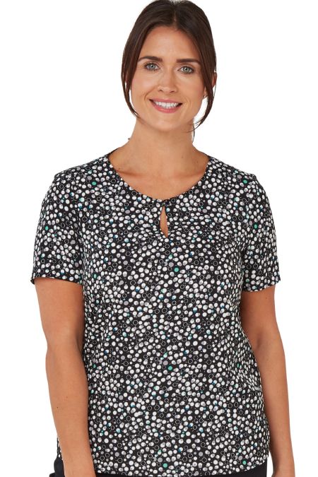 Imogen Print Shell Top