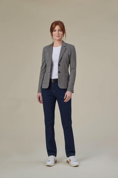 Libra Slim Fit Jersey Stretch Jacket