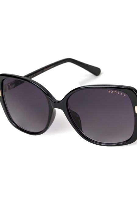 Radley Morwenna Black Frame Oversized Ladies Sunglasses 104